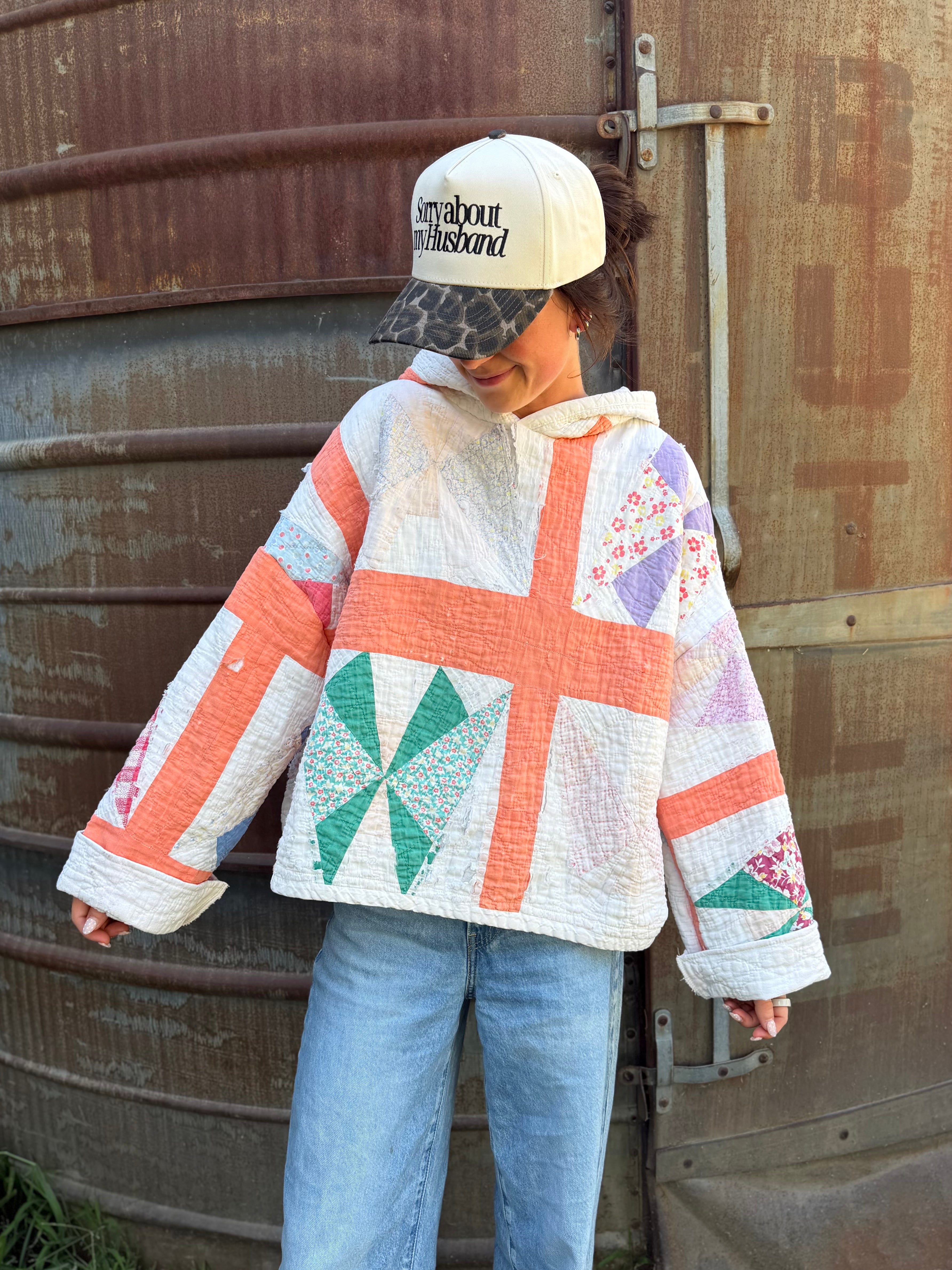 Orange Butterfly Hoodie (LG/XL)