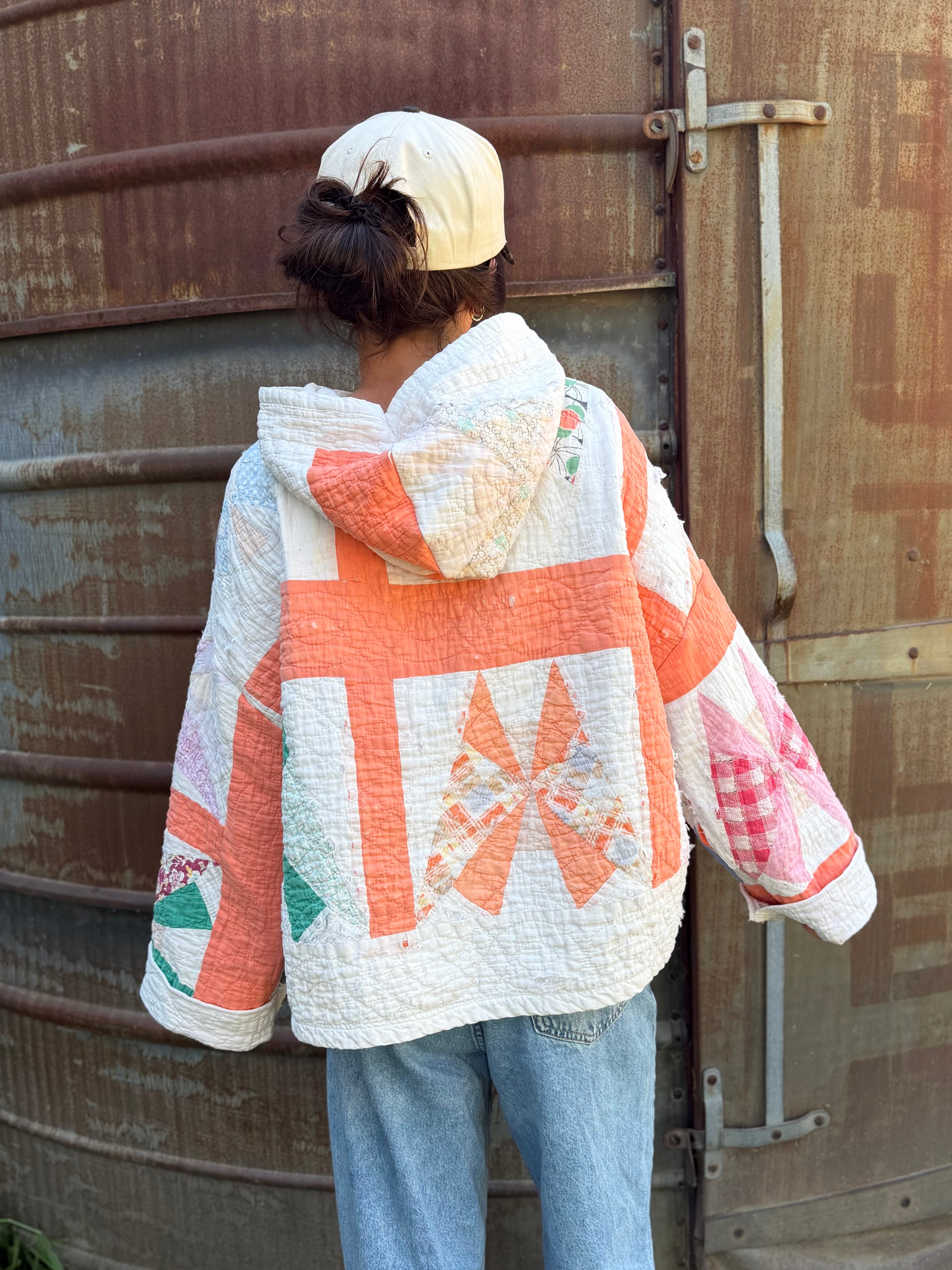 Orange Butterfly Hoodie (LG/XL)