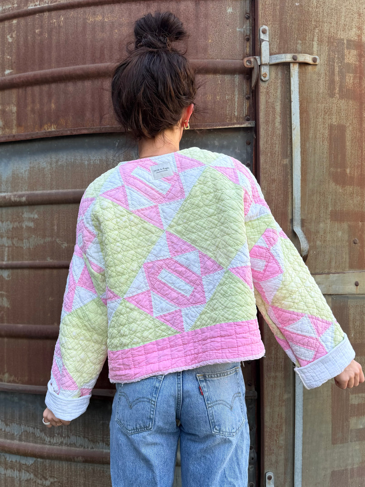 Pink and Green Jacket (SM/MD)