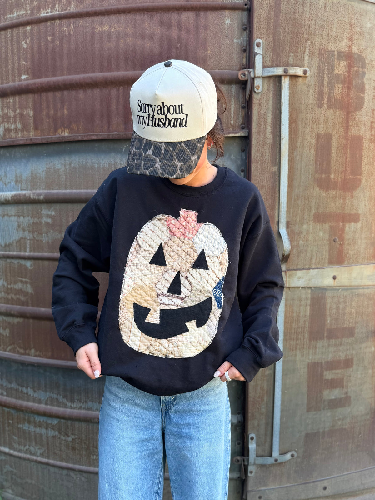 Jack-o’-lantern Crew Medium