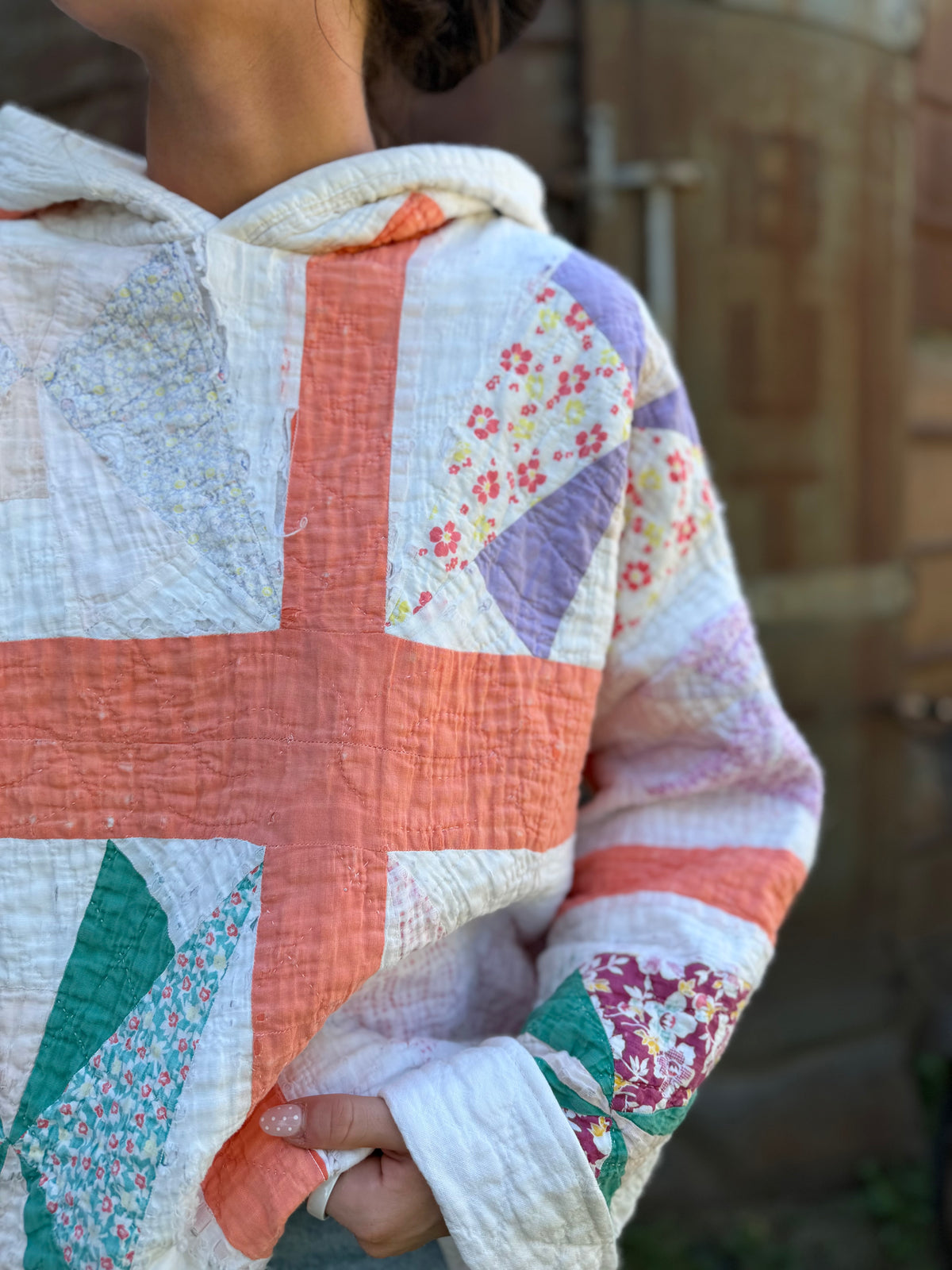 Orange Butterfly Hoodie (LG/XL)