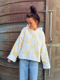 Yellow Squares Hoodie (LG/XL)