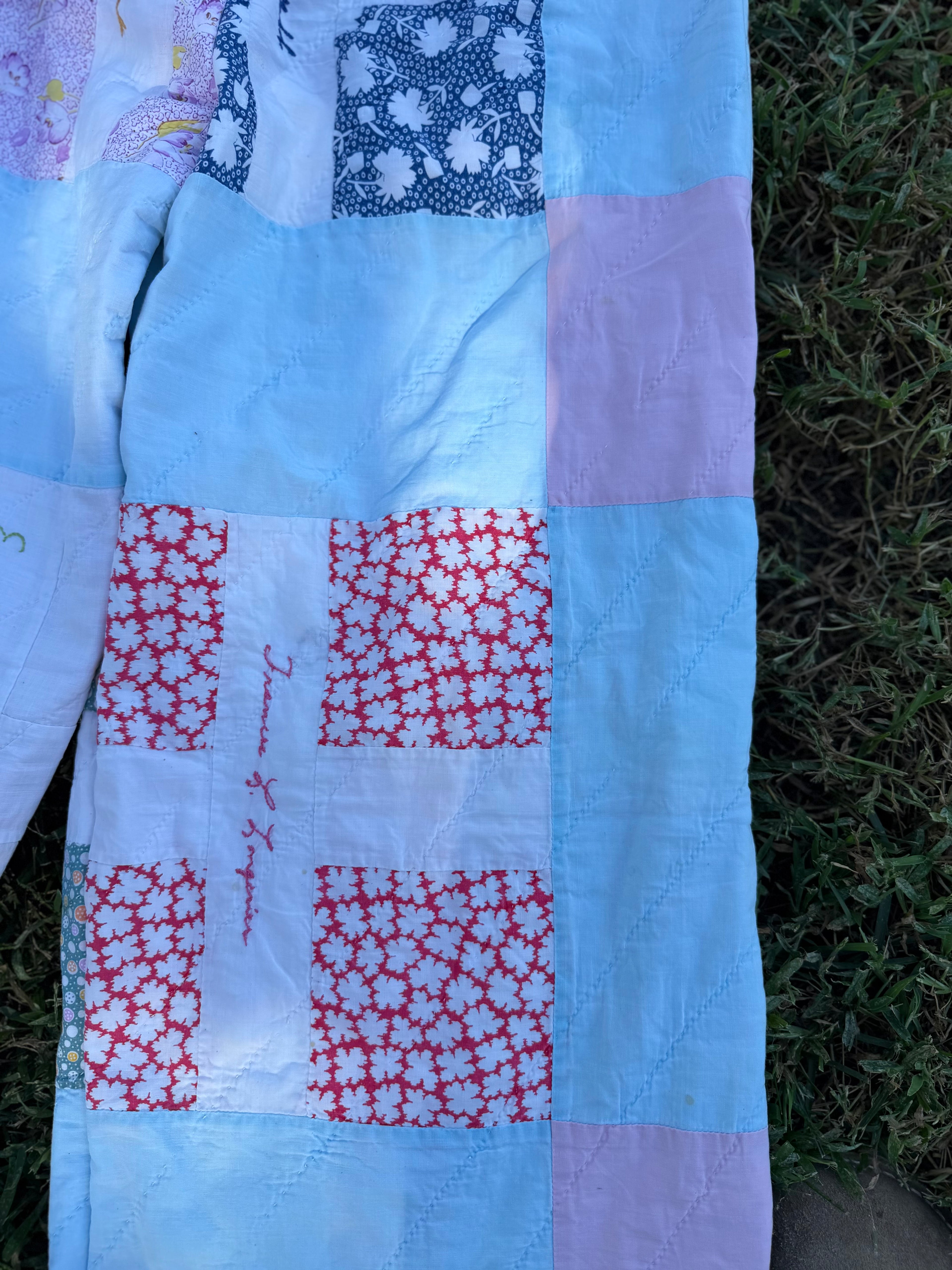 Blue and Pink Friendship Pants (SM/MD)
