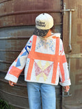 Orange Butterfly Hoodie (MD/LG)