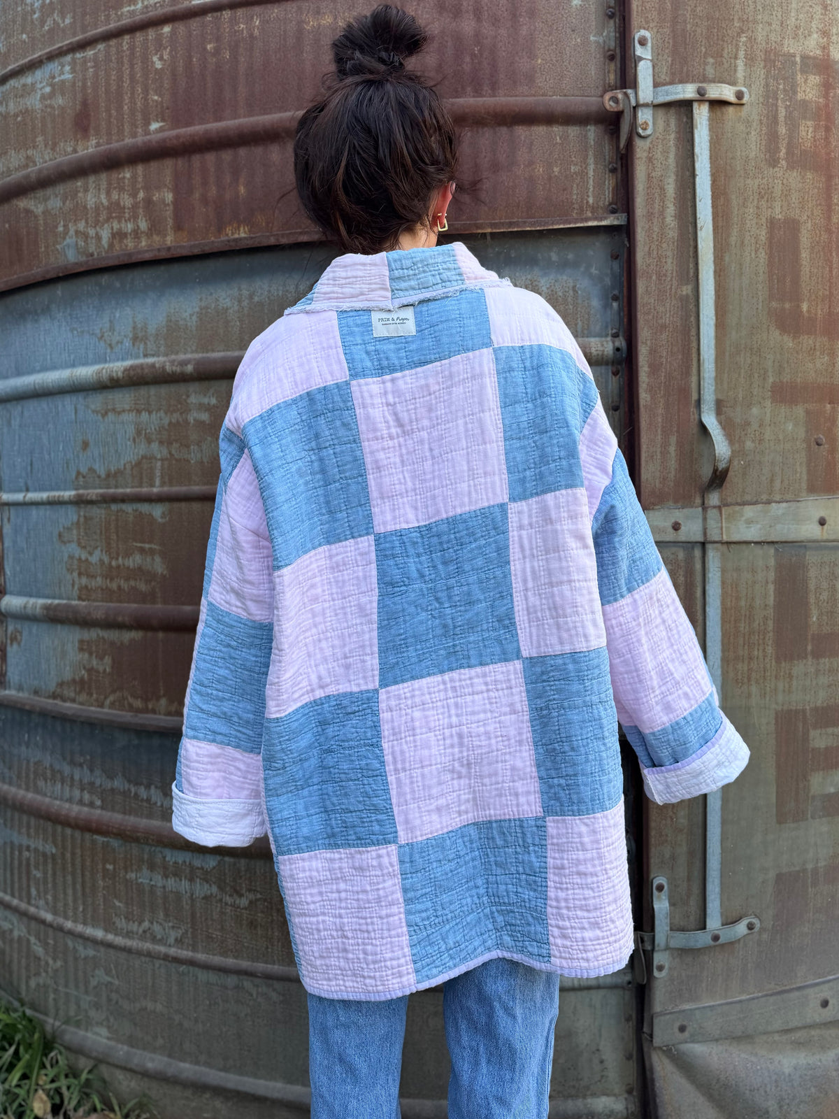 Pink and Blue 3/4 Length (LG/XL)